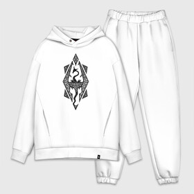 Мужской костюм хлопок OVERSIZE с принтом THE ELDER SCROLLS в Ухте,  |  | dovahkiin | dragonborn | fus ro dah | rpg | skyrim | tes | the elder scrolls | the elder scrolls skyrim | докавин | рпг | скайрим