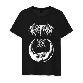 Мужская футболка хлопок с принтом GHOSTEMANE в Ухте, 100% хлопок | прямой крой, круглый вырез горловины, длина до линии бедер, слегка спущенное плечо. | eric whitney | ghostemane | trash | треш