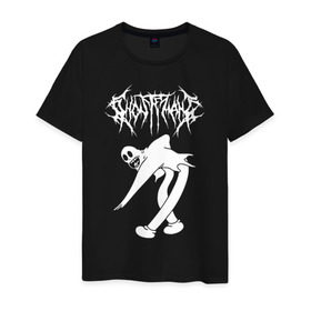 Мужская футболка хлопок с принтом GHOSTEMANE в Ухте, 100% хлопок | прямой крой, круглый вырез горловины, длина до линии бедер, слегка спущенное плечо. | eric whitney | ghostemane | trash | треш