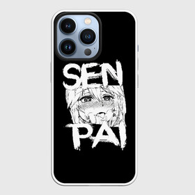 Чехол для iPhone 13 Pro с принтом Senpai в Ухте,  |  | Тематика изображения на принте: ahegao | anime | girl | girls | hikky | kawaii | kowai | senpai | waifu | yandre | аниме | ахегао | вайфу | девушка | кавай | кун | семпай | сенпай | тян