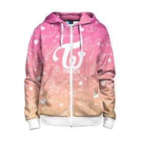 Детская толстовка 3D на молнии TWICE АВТОГРАФЫ: в Ухте, 100% полиэстер |  манжеты и пояс оформлены широкой мягкой резинкой, двухслойный капюшон со шнурком для регулировки, спереди карманы и застежка-молния
 |