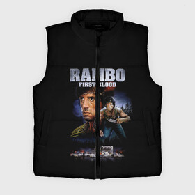 Мужской жилет утепленный 3D с принтом Rambo: First Blood в Ухте,  |  | action | army | blood | first | john | last | rambo | stallone | states | sylvester | united | usa | армия | боевик | джон | кровь | первая | последняя | рэмбо | сильвестр | сталлоне | сша