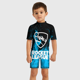 Детский купальный костюм 3D ROCKET LEAGUE: в Ухте, Полиэстер 85%, Спандекс 15% | застежка на молнии на спине | racing. | rocket league | rocket league garage | rocket trade | гонки | рокет лига