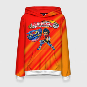 Женская толстовка 3D Бейблэйд лого: в Ухте, 100% полиэстер  | двухслойный капюшон со шнурком для регулировки, мягкие манжеты на рукавах и по низу толстовки, спереди карман-кенгуру с мягким внутренним слоем. | bakuten shoot | beyblade | beyblade burst | burst | бейблейд | киномия | такао | такао киномия