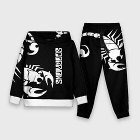 Детский костюм 3D (с толстовкой) с принтом SCORPIONS | СКОРПИОНС в Ухте,  |  | black | scorpions | клаус майне | маттиас ябс | микки ди | павел мончивода | рудольф шенкер | скорпион | скорпионс | чёрный