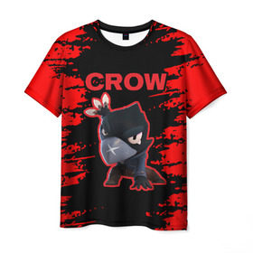 Мужская футболка 3D с принтом Brawl Stars в Ухте, 100% полиэфир | прямой крой, круглый вырез горловины, длина до линии бедер | brawl | brawl stars | crow | leon | stars | бравл | бравл старс | браво старс | игра | компьютерная | кров | леон | онлайн | старс