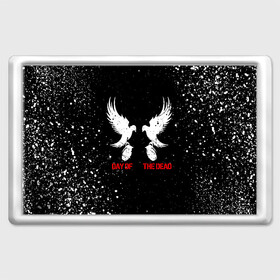 Магнит 45*70 с принтом HOLLYWOOD UNDEAD в Ухте, Пластик | Размер: 78*52 мм; Размер печати: 70*45 | deuce | hollywood undead | hu | j dog | shady jeff | голивудская нежить | голливуд | даниэль мурильо | джордан террелл | джордж артур рейган | дилан альварес | мэттью сент клер | нежить