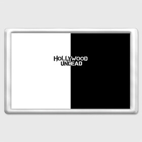 Магнит 45*70 с принтом HOLLYWOOD UNDEAD в Ухте, Пластик | Размер: 78*52 мм; Размер печати: 70*45 | deuce | hollywood undead | hu | j dog | shady jeff | голивудская нежить | голливуд | даниэль мурильо | джордан террелл | джордж артур рейган | дилан альварес | мэттью сент клер | нежить