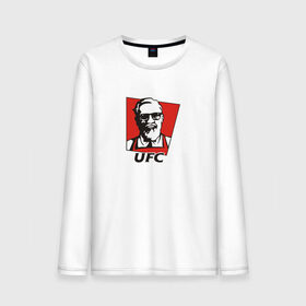 Мужской лонгслив хлопок с принтом UFC (Конор) в Ухте, 100% хлопок |  | kfc | ufc | боец | конор макгрегор