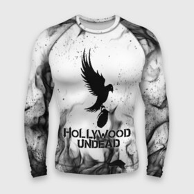 Мужской рашгард 3D с принтом HOLLYWOOD UNDEAD в Ухте,  |  | Тематика изображения на принте: deuce | hollywood undead | hu | j dog | shady jeff | голливуд | голливудская нежить | даниэль мурильо | джордан террелл | джордж артур рейган | дилан альварес | мэттью сент клер | нежить