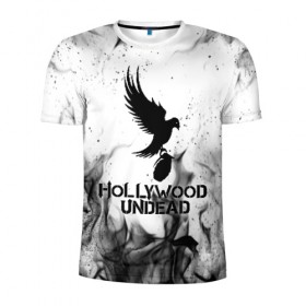 Мужская футболка 3D спортивная с принтом HOLLYWOOD UNDEAD в Ухте, 100% полиэстер с улучшенными характеристиками | приталенный силуэт, круглая горловина, широкие плечи, сужается к линии бедра | deuce | hollywood undead | hu | j dog | shady jeff | голливуд | голливудская нежить | даниэль мурильо | джордан террелл | джордж артур рейган | дилан альварес | мэттью сент клер | нежить
