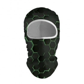 Балаклава 3D с принтом 3D соты GREEN в Ухте, 100% полиэстер, ткань с особыми свойствами — Activecool | плотность 150–180 г/м2; хорошо тянется, но при этом сохраняет форму. Закрывает шею, вокруг отверстия для глаз кайма. Единый размер | 3d | 3d соты | 3д | texture | абстракция | соты | текстура | яркая