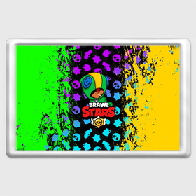 Магнит 45*70 с принтом BRAWL STARS LEON в Ухте, Пластик | Размер: 78*52 мм; Размер печати: 70*45 | brawl stars | bull | colt | crow | leon | stars | берли | бо | брок | ворон | джесси | динамайк | дэррил | кольт | леон | мортис | нита | пайпер | пенни | поко | пэм | рикошет | спайк | фрэнк | шелли | эль примо