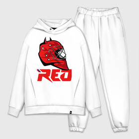 Мужской костюм хлопок OVERSIZE с принтом Red Machine в Ухте,  |  | hockey | red | russia | team | красная | машина | россия | сборная | хоккей