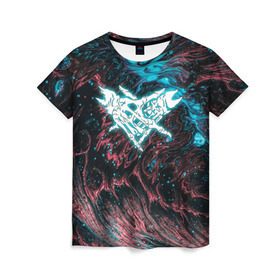 Женская футболка 3D с принтом VELIAL SQUAD в Ухте, 100% полиэфир ( синтетическое хлопкоподобное полотно) | прямой крой, круглый вырез горловины, длина до линии бедер | velial squad | велиал сквад