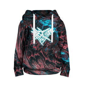 Детская толстовка 3D с принтом VELIAL SQUAD  в Ухте, 100% полиэстер | двухслойный капюшон со шнурком для регулировки, мягкие манжеты на рукавах и по низу толстовки, спереди карман-кенгуру с мягким внутренним слоем | velial squad | велиал сквад