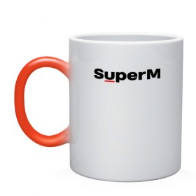 Кружка хамелеон с принтом SuperM (состав) в Ухте, керамика | меняет цвет при нагревании, емкость 330 мл | Тематика изображения на принте: baekhyun | exo | kai | lucas | mark | nct | shinee | sm | super m | superm | taemin | taeyong | ten | wayv | бэкхён | кай | лукас | марк | супер м | суперм | тэён | тэмин | тэн