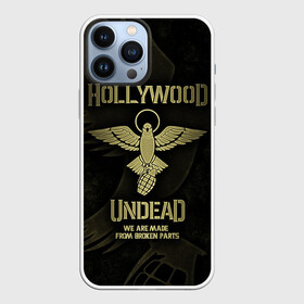 Чехол для iPhone 13 Pro Max с принтом Hollywood Undead в Ухте,  |  | Тематика изображения на принте: charlie scene | danny | funny man | hollywood undead | hu | j dog | johnny 3 tears | голливудская нежить | голубь | голубь с гранатой | граната | ню метал | рэп метал | рэп рок