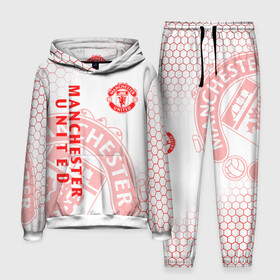 Мужской костюм 3D (с толстовкой) с принтом МАНЧЕСТЕР ЮНАЙТЕД | FCMU | MANCHESTER UNITED в Ухте,  |  | Тематика изображения на принте: fc | fcmu | football | football club | manchester united | red devils | sport | красные дьяволы | манчестер юнайтед | спорт | фк | фкмю | футбол | футбольный клуб