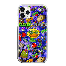 Чехол для iPhone 11 Pro матовый с принтом Plants vs Zombies в Ухте, Силикон |  | plant | zombies | зомби | растения | растения против зомби