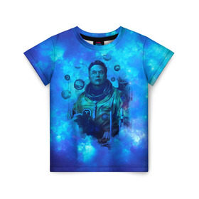 Детская футболка 3D с принтом ИЛОН МАСК в Ухте, 100% гипоаллергенный полиэфир | прямой крой, круглый вырез горловины, длина до линии бедер, чуть спущенное плечо, ткань немного тянется | Тематика изображения на принте: cosmos | elon musk | galaxy | mars | robot | rockets | space | space x | tesla | universe | андроид | галактика | илон маск | космос | марс | пришельцы | ракеты | робот | спейс икс | тесла
