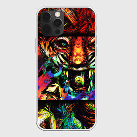 Чехол для iPhone 12 Pro HOTLINE MIAMI: в Ухте, силикон | область печати: задняя сторона чехла, без боковых панелей | abstraction games | dennaton games | devolver digital | game | hotline miami | hotline miami 2: wrong number | retrowave | synthwave | мотель | мотель майами