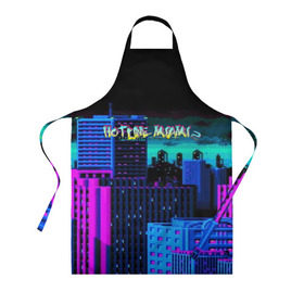 Фартук 3D HOTLINE MIAMI 2: в Ухте, 100% полиэстер | общий размер — 65 х 85 см, ширина нагрудника — 26 см, горловина — 53 см, длина завязок — 54 см, общий обхват в поясе — 173 см. Принт на завязках и на горловине наносится с двух сторон, на основной части фартука — только с внешней стороны | abstraction games | dennaton games | devolver digital | game | hotline miami | hotline miami 2: wrong number | retrowave | synthwave | мотель | мотель майами