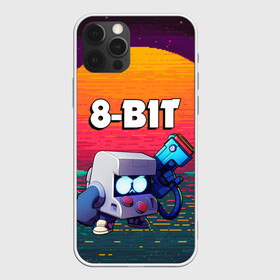 Чехол для iPhone 12 Pro с принтом BRAWL STARS 8-BIT PIXEL ART в Ухте, силикон | область печати: задняя сторона чехла, без боковых панелей | Тематика изображения на принте: 8 bit | 8 бит. | 8bit | 8бит | android | brawl stars | colt | crow | games | leon | penny | poco | shelly | spike | wanted | брав | бравл старс | звезды | игры | мобильные игры | старс