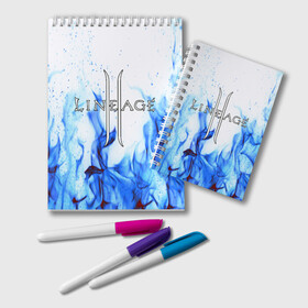 Блокнот с принтом LINEAGE 2 в Ухте, 100% бумага | 48 листов, плотность листов — 60 г/м2, плотность картонной обложки — 250 г/м2. Листы скреплены удобной пружинной спиралью. Цвет линий — светло-серый
 | armor | characters | erak note | kim sung hwan | lineage | lineage 2 | lineage antharas | lineage eternal | minimalism | shield | twilight resistance | warrior | персонажи