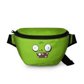 Поясная сумка 3D с принтом Plants vs Zombies | Зомби. в Ухте, 100% полиэстер | плотная ткань, ремень с регулируемой длиной, внутри несколько карманов для мелочей, основное отделение и карман с обратной стороны сумки застегиваются на молнию | plants vs zombies | pvz | зомби | игра | растения | растения против зомби