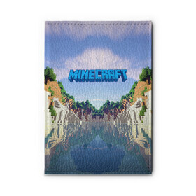 Обложка для автодокументов с принтом MINECRAFT в Ухте, натуральная кожа |  размер 19,9*13 см; внутри 4 больших “конверта” для документов и один маленький отдел — туда идеально встанут права | craft | creeper | dungeon | dungeons | earth | game | logo | mine | minecraft | mobile | online | дунгеонс | земля | зомби | игра | крипер | лого | майкрафт | майнкрафт | мобайл | онлайн | подземелье | подземелья