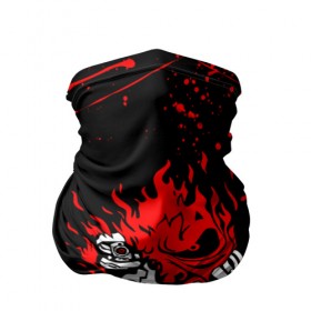 Бандана-труба 3D с принтом CYBERPUNK 2077 SAMURAI в Ухте, 100% полиэстер, ткань с особыми свойствами — Activecool | плотность 150‒180 г/м2; хорошо тянется, но сохраняет форму | cd project red | cyberpunk 2077 | keanu reeves | samurai | киану ривз | киберпанк 2077 | самураи