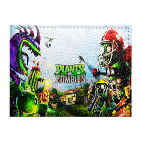 Обложка для студенческого билета с принтом PLANTS VS. ZOMBIES в Ухте, натуральная кожа | Размер: 11*8 см; Печать на всей внешней стороне | garden warfare | plants | plants vs. zombies | plants vs. zombies: garden warfare | popcap | zombies | кактус | картошка | подсолнух | растения против зомби | сад