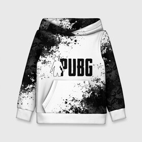 Детская толстовка 3D с принтом PUBG. в Ухте, 100% полиэстер | двухслойный капюшон со шнурком для регулировки, мягкие манжеты на рукавах и по низу толстовки, спереди карман-кенгуру с мягким внутренним слоем | Тематика изображения на принте: playerunknowns battlegrounds | pubg | игра | шутер