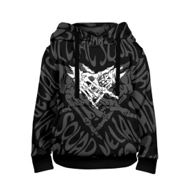 Детская толстовка 3D с принтом VELIAL SQUAD в Ухте, 100% полиэстер | двухслойный капюшон со шнурком для регулировки, мягкие манжеты на рукавах и по низу толстовки, спереди карман-кенгуру с мягким внутренним слоем | velial squad | велиал сквад