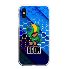 Чехол для iPhone XS Max матовый BRAWL STARS LEON: в Ухте, Силикон | Область печати: задняя сторона чехла, без боковых панелей | android | brawl stars | games | leon | mobile game | stars | игры | леон | мобильные игры