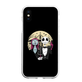 Чехол для iPhone XS Max матовый с принтом The Nightmare Before Christmas в Ухте, Силикон | Область печати: задняя сторона чехла, без боковых панелей | before | burton | christmas | horror | jack skellington | nightmare | tim | timothy | walter | бёртон | джек | перед | рождеством | скеллингтон | тим | тимоти | ужастик | ужасы