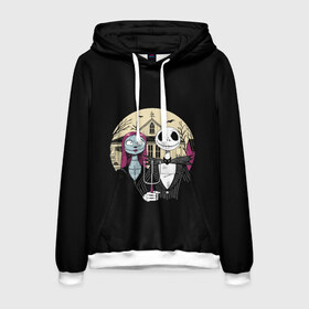 Мужская толстовка 3D с принтом The Nightmare Before Christmas в Ухте, 100% полиэстер | двухслойный капюшон со шнурком для регулировки, мягкие манжеты на рукавах и по низу толстовки, спереди карман-кенгуру с мягким внутренним слоем. | before | burton | christmas | horror | jack skellington | nightmare | tim | timothy | walter | бёртон | джек | перед | рождеством | скеллингтон | тим | тимоти | ужастик | ужасы