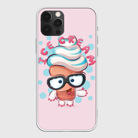 Чехол для iPhone 12 Pro Max с принтом ICE CREAM в Ухте, Силикон |  | bright | funny | ice cream | sweet | веселый | мороженое | очки | прикольный | сладкое | яркий забавный