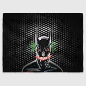 Плед 3D с принтом  Batman - The Joker в Ухте, 100% полиэстер | закругленные углы, все края обработаны. Ткань не мнется и не растягивается | Тематика изображения на принте: batman | dc | dc джокер | detective comics | harley | joker | shtatjoker | the joker | бетмен | джокер | злодей | харли