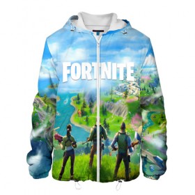 Мужская куртка 3D с принтом FORTNITE в Ухте, ткань верха — 100% полиэстер, подклад — флис | прямой крой, подол и капюшон оформлены резинкой с фиксаторами, два кармана без застежек по бокам, один большой потайной карман на груди. Карман на груди застегивается на липучку | fornite 2 | fortnite | fortnite x | marshmello | маршмелло | фортнайт | фортнайт 2 | фортнайт глава 2
