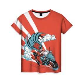 Женская футболка 3D с принтом Batgirl в Ухте, 100% полиэфир ( синтетическое хлопкоподобное полотно) | прямой крой, круглый вырез горловины, длина до линии бедер | barbara gordon | batgirl | batgirl comics | comics | shtatbat | барбара гордон | бетгерл | бэтгерл