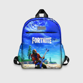 Детский рюкзак 3D с принтом FORTNITE в Ухте, 100% полиэстер | лямки с регулируемой длиной, сверху петелька, чтобы рюкзак можно было повесить на вешалку. Основное отделение закрывается на молнию, как и внешний карман. Внутри дополнительный карман. По бокам два дополнительных кармашка | battle royale | fortnite | fortnite battle royale | futuresynth | game | outrun | retrowave | synth | synthwave | игры | ретровейв | синтвейв | фортнайт