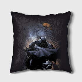 Подушка 3D с принтом Batman в Ухте, наволочка – 100% полиэстер, наполнитель – холлофайбер (легкий наполнитель, не вызывает аллергию). | состоит из подушки и наволочки. Наволочка на молнии, легко снимается для стирки | bat man | batman | batman comics | caped crusader | comics | dark knight | shtatbat | бетмен | брюс уэйн | бэт мен | бэтмен | тёмный рыцарь