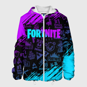 Мужская куртка 3D с принтом FORTNITE в Ухте, ткань верха — 100% полиэстер, подклад — флис | прямой крой, подол и капюшон оформлены резинкой с фиксаторами, два кармана без застежек по бокам, один большой потайной карман на груди. Карман на груди застегивается на липучку | fortnite | fortnite 2 | fortnite x маршмелло | ikonik | marshmello | ninja | ninja streamer | иконик | ниндзя | фортнайт | фортнайт 2 | фортнайт глава 2