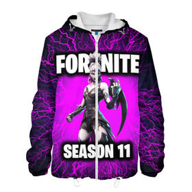 Мужская куртка 3D с принтом Fortnite в Ухте, ткань верха — 100% полиэстер, подклад — флис | прямой крой, подол и капюшон оформлены резинкой с фиксаторами, два кармана без застежек по бокам, один большой потайной карман на груди. Карман на груди застегивается на липучку | chapter | chapter 2 | fornite | season | season 11 | глава 2 | сезон 11 | форнайт