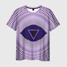 Мужская футболка 3D с принтом Чакра в Ухте, 100% полиэфир | прямой крой, круглый вырез горловины, длина до линии бедер | chakra | абстрактно | абстрактные | абстрактный | абстракция | глаз | иллюзии | иллюзия | йог | йога | йогой | лотос | медитации | медитация | треугольник | цветок | цветы | чакра | чакрой | чакры