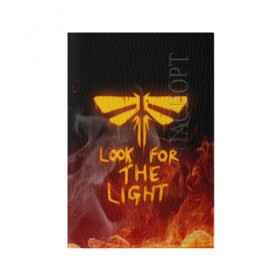 Обложка для паспорта матовая кожа с принтом THE LAST OF US в Ухте, натуральная матовая кожа | размер 19,3 х 13,7 см; прозрачные пластиковые крепления | cicadas | fireflies | naughty dog | the last of us | the last of us part 2 | джоэл | последние из нас | цикады | элли