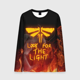 Мужской лонгслив 3D с принтом THE LAST OF US в Ухте, 100% полиэстер | длинные рукава, круглый вырез горловины, полуприлегающий силуэт | cicadas | fireflies | naughty dog | the last of us | the last of us part 2 | джоэл | последние из нас | цикады | элли