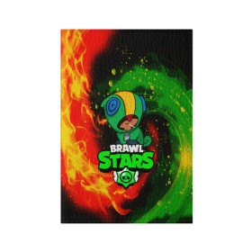 Обложка для паспорта матовая кожа BRAWL STARS LEON: в Ухте, натуральная матовая кожа | размер 19,3 х 13,7 см; прозрачные пластиковые крепления | android | brawl stars | crow | games | leon | mobile game | stars | ворон | игры | леон | мобильные игры